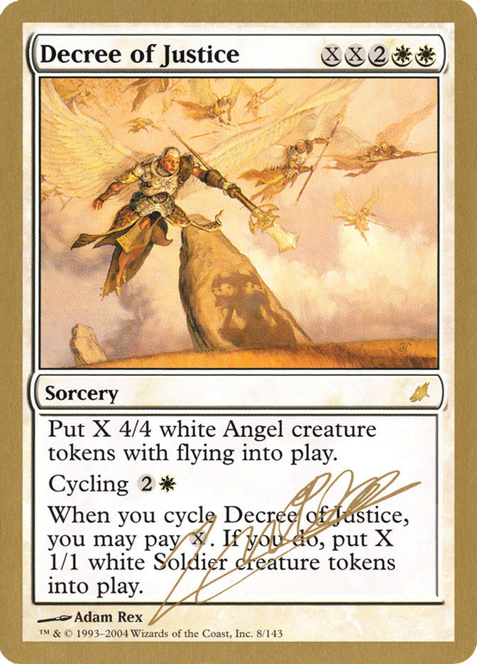 Decree of Justice (Julien Nuijten) [World Championship Decks 2004] | Deep Dive Games St. Marys