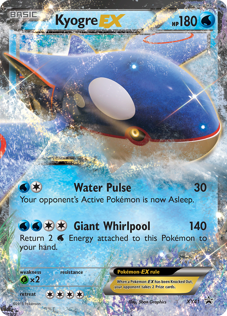 Kyogre EX (XY41) [XY: Black Star Promos] | Deep Dive Games St. Marys