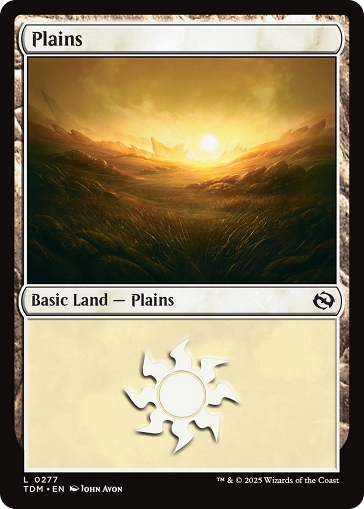 Plains (0277) [Tarkir: Dragonstorm] | Deep Dive Games St. Marys