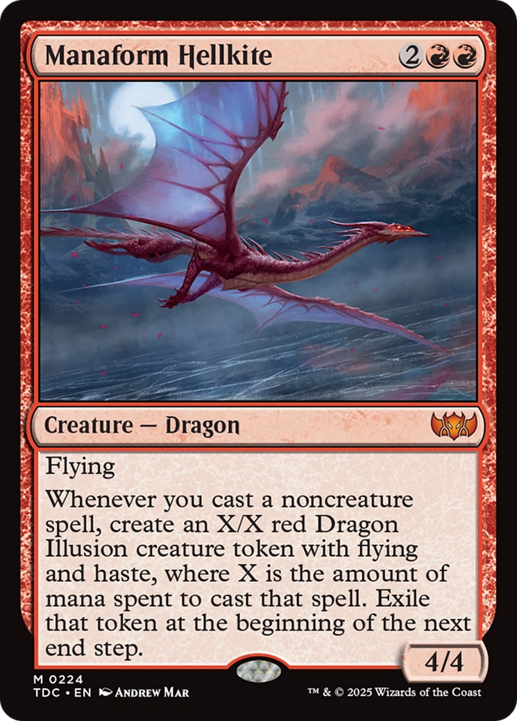 Manaform Hellkite [Tarkir: Dragonstorm Commander] | Deep Dive Games St. Marys