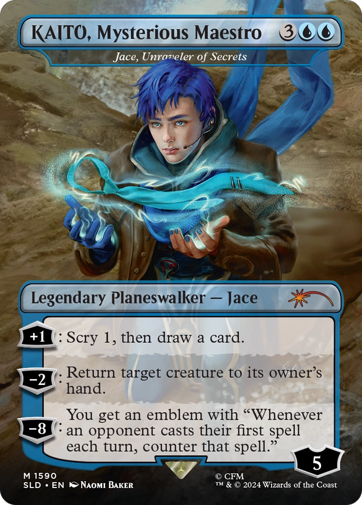 KAITO, Mysterious Maestro - Jace, Unraveler of Secrets [Secret Lair Drop Series] | Deep Dive Games St. Marys
