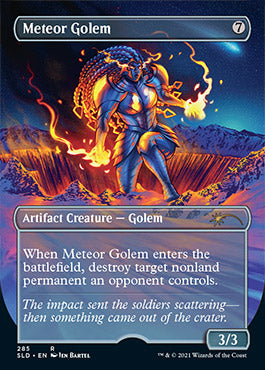 Meteor Golem (Borderless) [Secret Lair Drop Series] | Deep Dive Games St. Marys