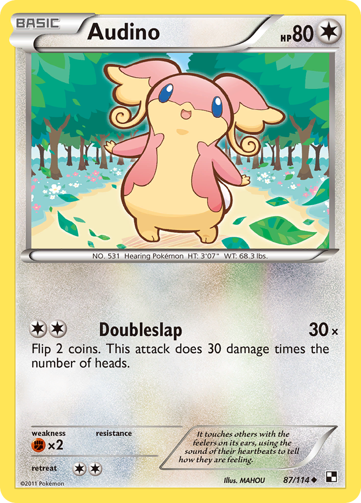 Audino (87/114) [Black & White: Base Set] | Deep Dive Games St. Marys