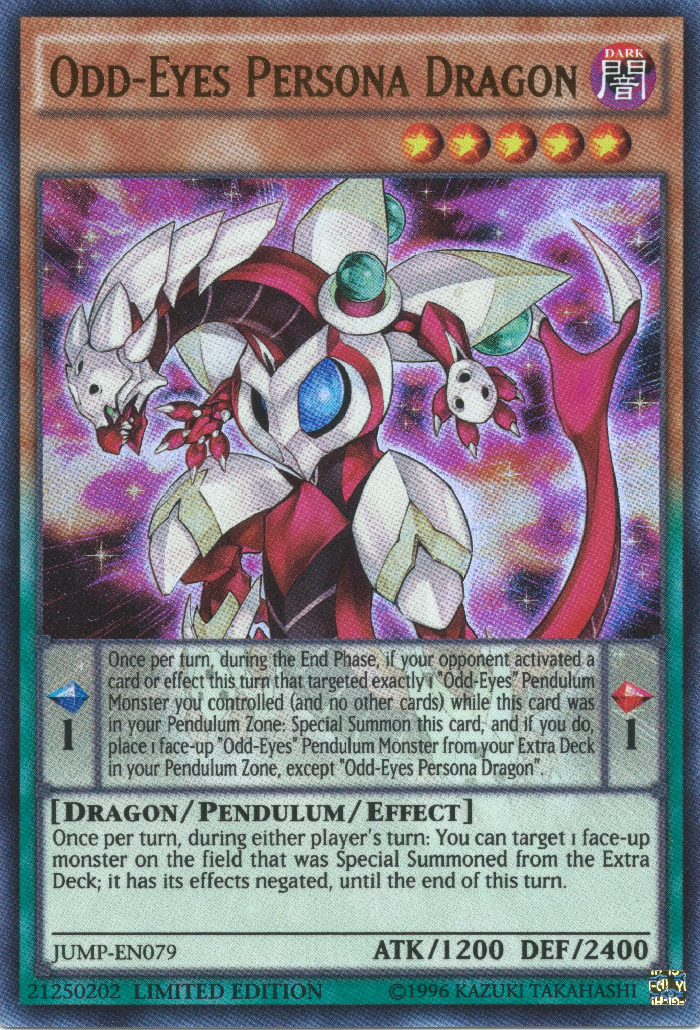 Odd-Eyes Persona Dragon [JUMP-EN079] Ultra Rare | Deep Dive Games St. Marys