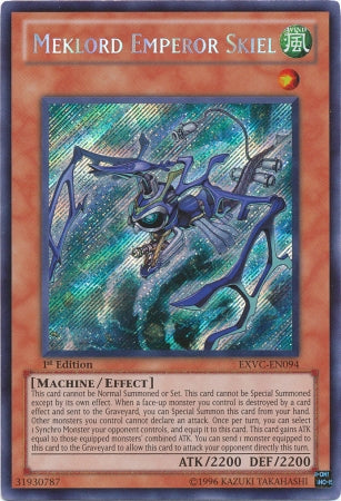 Meklord Emperor Skiel [EXVC-EN094] Secret Rare | Deep Dive Games St. Marys
