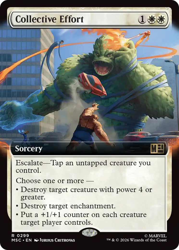 Collective Effort (Extended Art) [Marvel Super Heroes Commander] | Deep Dive Games St. Marys