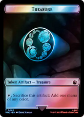 Human Noble // Treasure (0063) Double-Sided Token (Surge Foil) [Doctor Who Tokens] | Deep Dive Games St. Marys