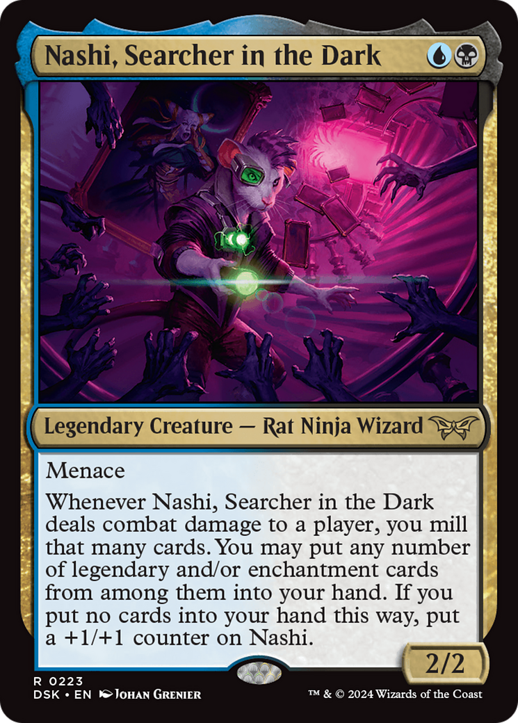 Nashi, Searcher in the Dark [Duskmourn: House of Horror] | Deep Dive Games St. Marys