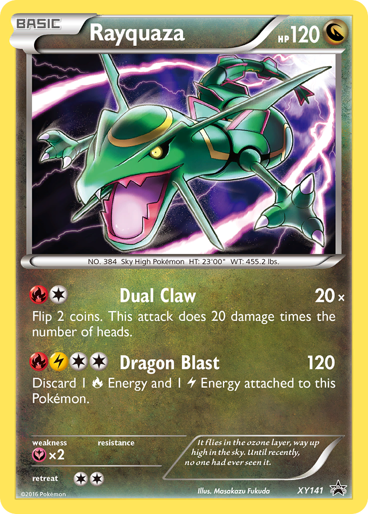 Rayquaza (XY141) [XY: Black Star Promos] | Deep Dive Games St. Marys