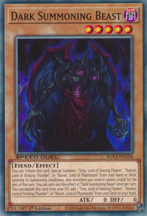 Dark Summoning Beast [SGX3-ENG04] Common | Deep Dive Games St. Marys