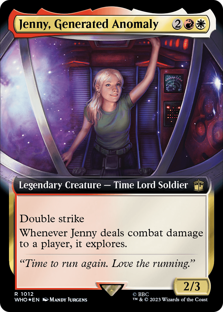 Jenny, Generated Anomaly (Extended Art) (Surge Foil) [Doctor Who] | Deep Dive Games St. Marys
