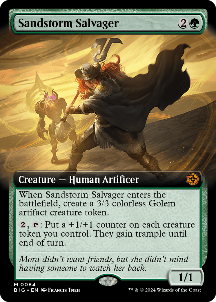 Sandstorm Salvager (Extended Art) [Outlaws of Thunder Junction: The Big Score] | Deep Dive Games St. Marys