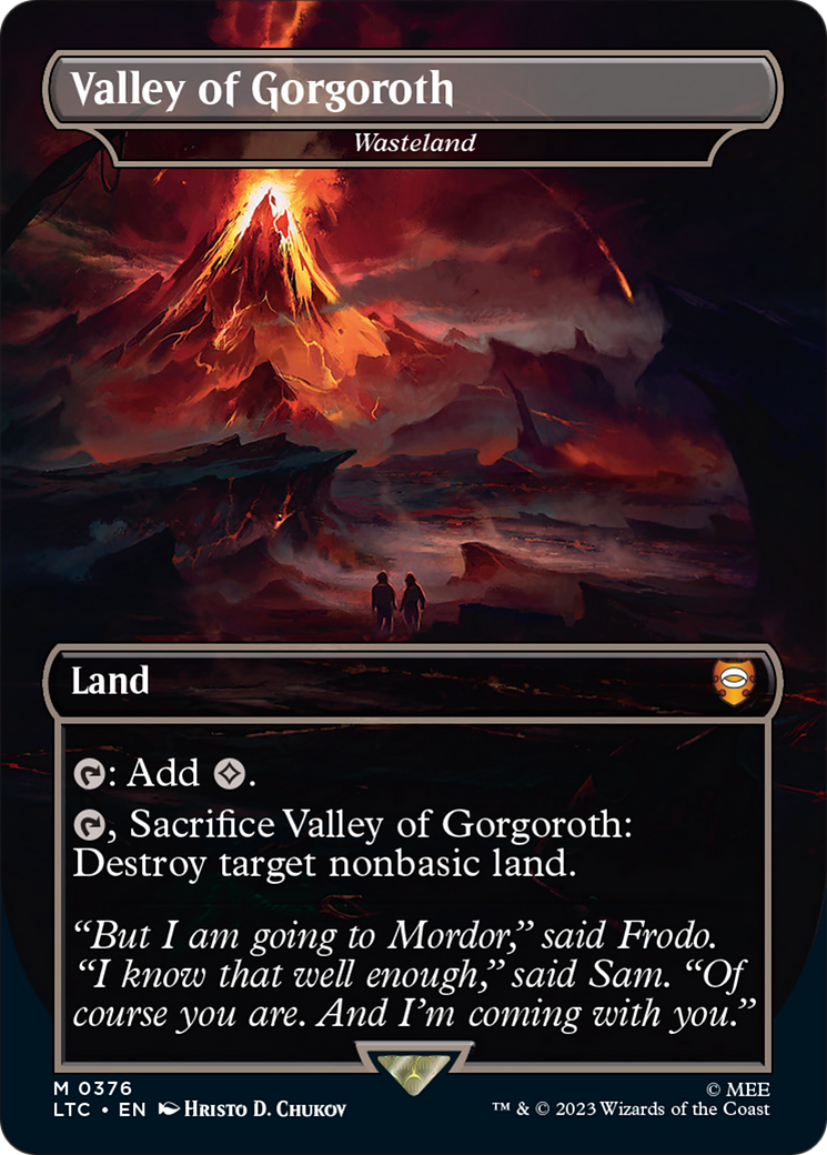 Valley of Gorgoroth - Wasteland [The Lord of the Rings: Tales of Middle-Earth Commander] | Deep Dive Games St. Marys