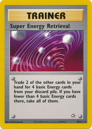 Super Energy Retrieval (89/111) [Neo Genesis Unlimited] | Deep Dive Games St. Marys