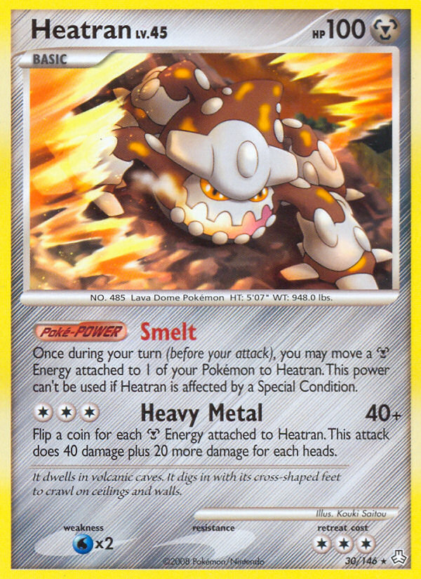 Heatran (30/146) [Diamond & Pearl: Legends Awakened] | Deep Dive Games St. Marys