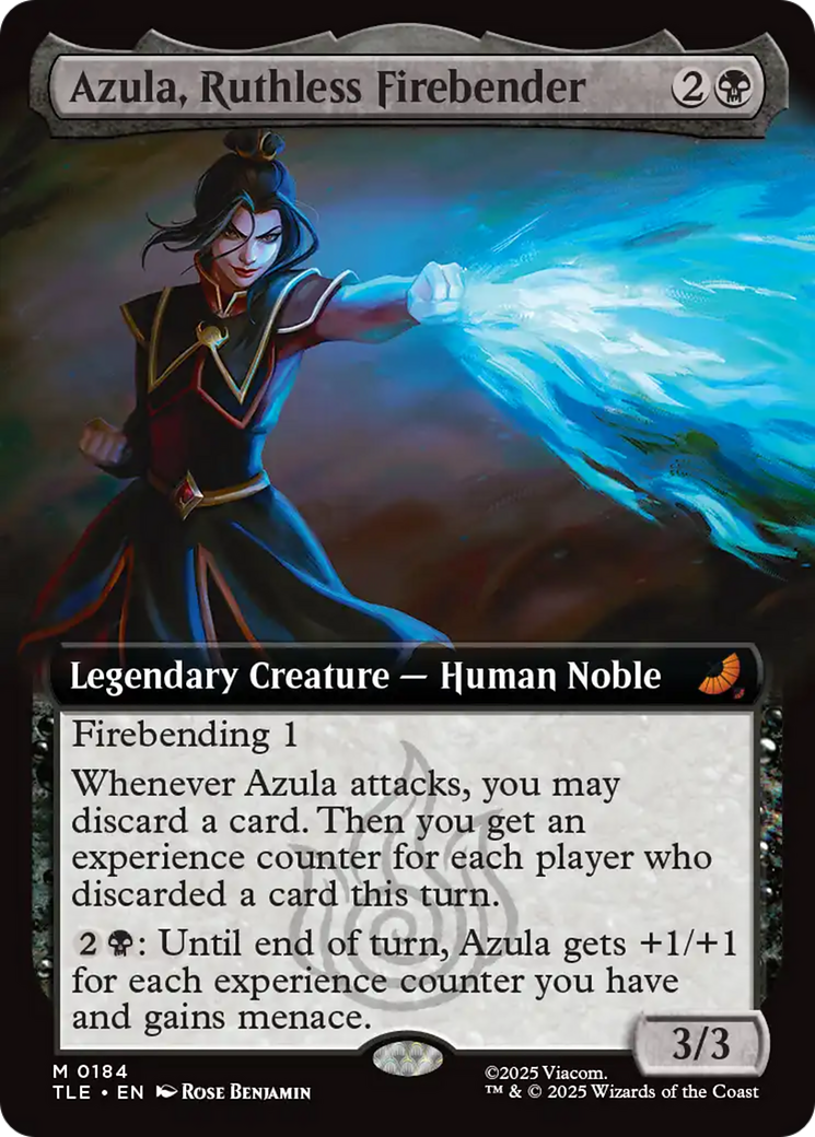 Azula, Ruthless Firebender (Extended Art) [Avatar: The Last Airbender: Eternal-Legal] | Deep Dive Games St. Marys