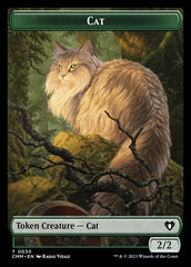 Eldrazi // Cat (0030) Double-Sided Token [Commander Masters Tokens] | Deep Dive Games St. Marys