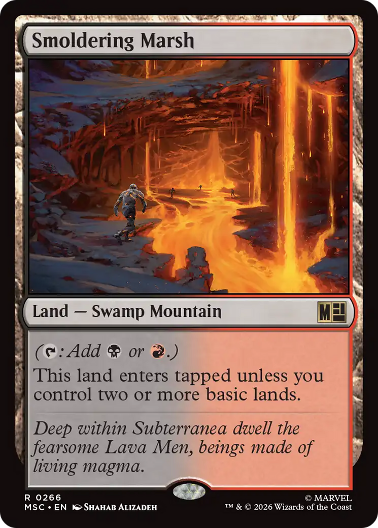 Smoldering Marsh [Marvel Super Heroes Commander] | Deep Dive Games St. Marys