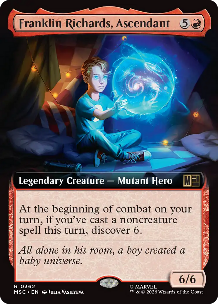 Franklin Richards, Ascendant (Extended Art) [Marvel Super Heroes Commander] | Deep Dive Games St. Marys