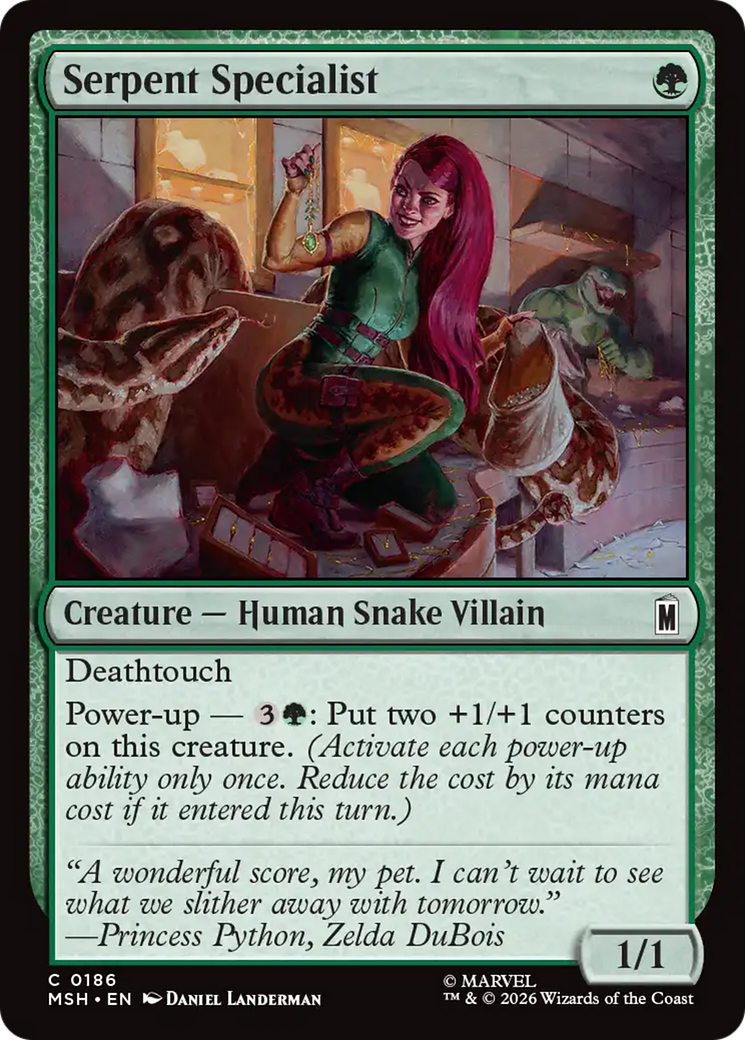 Serpent Specialist [Marvel Super Heroes] | Deep Dive Games St. Marys