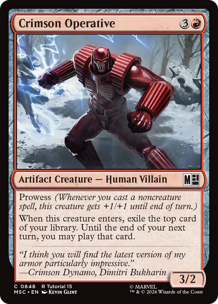 Crimson Operative [Marvel Super Heroes Commander] | Deep Dive Games St. Marys