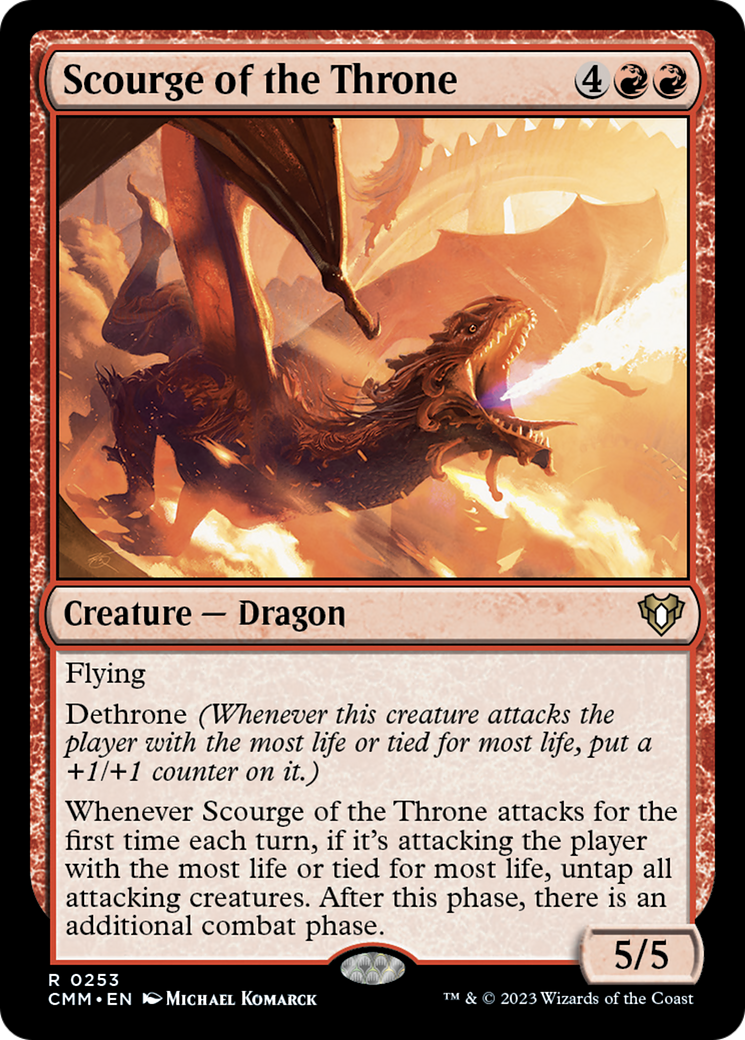 Scourge of the Throne [Commander Masters] | Deep Dive Games St. Marys