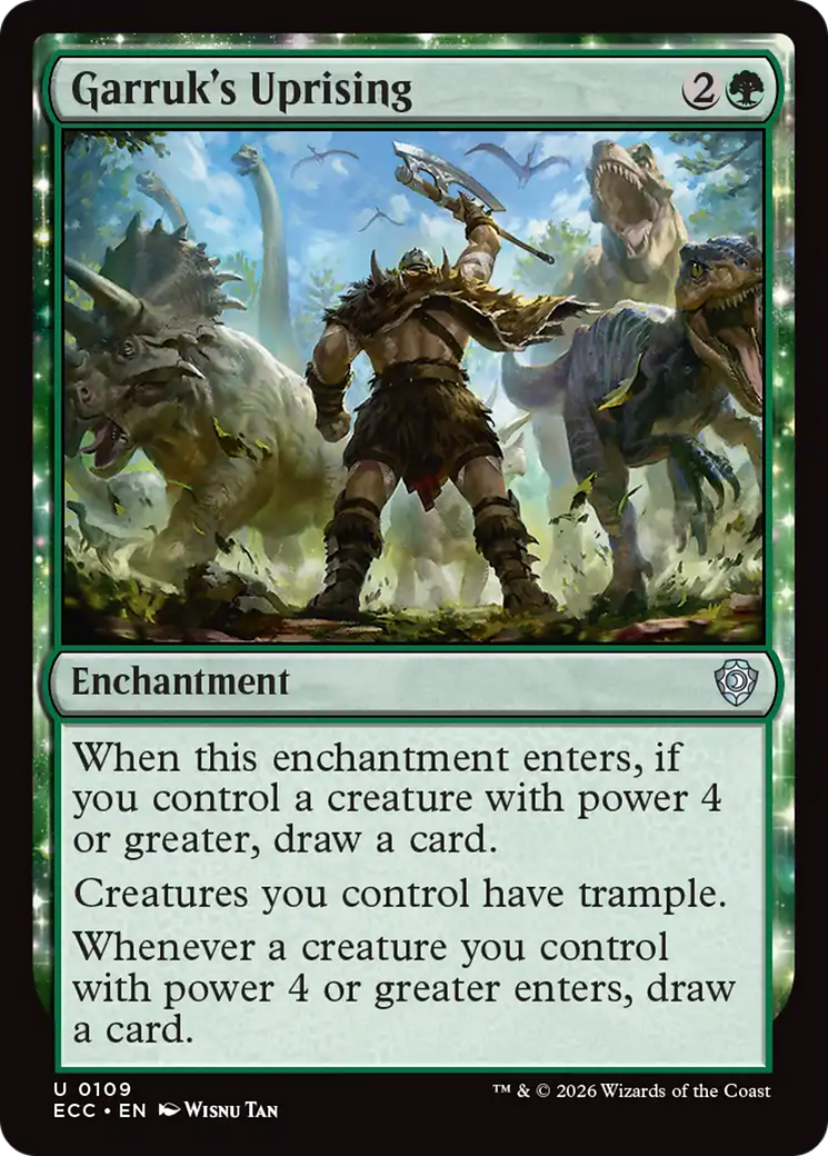 Garruk's Uprising [Lorwyn Eclipsed Commander] | Deep Dive Games St. Marys