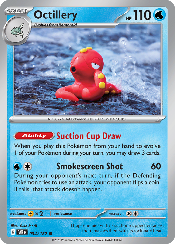 Octillery (034/182) [Scarlet & Violet: Paradox Rift] | Deep Dive Games St. Marys