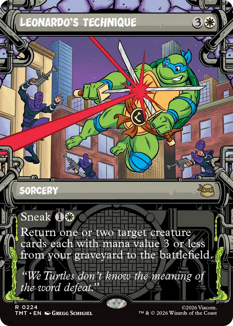 Leonardo's Technique (Showcase) [Teenage Mutant Ninja Turtles] | Deep Dive Games St. Marys