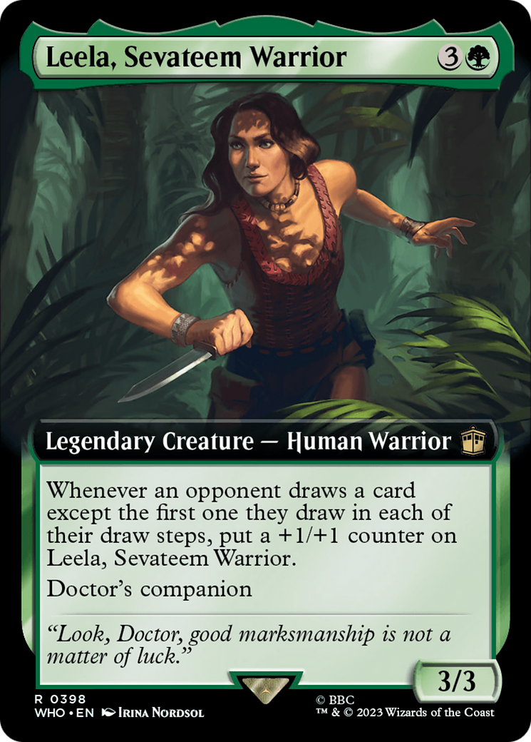 Leela, Sevateem Warrior (Extended Art) [Doctor Who] | Deep Dive Games St. Marys