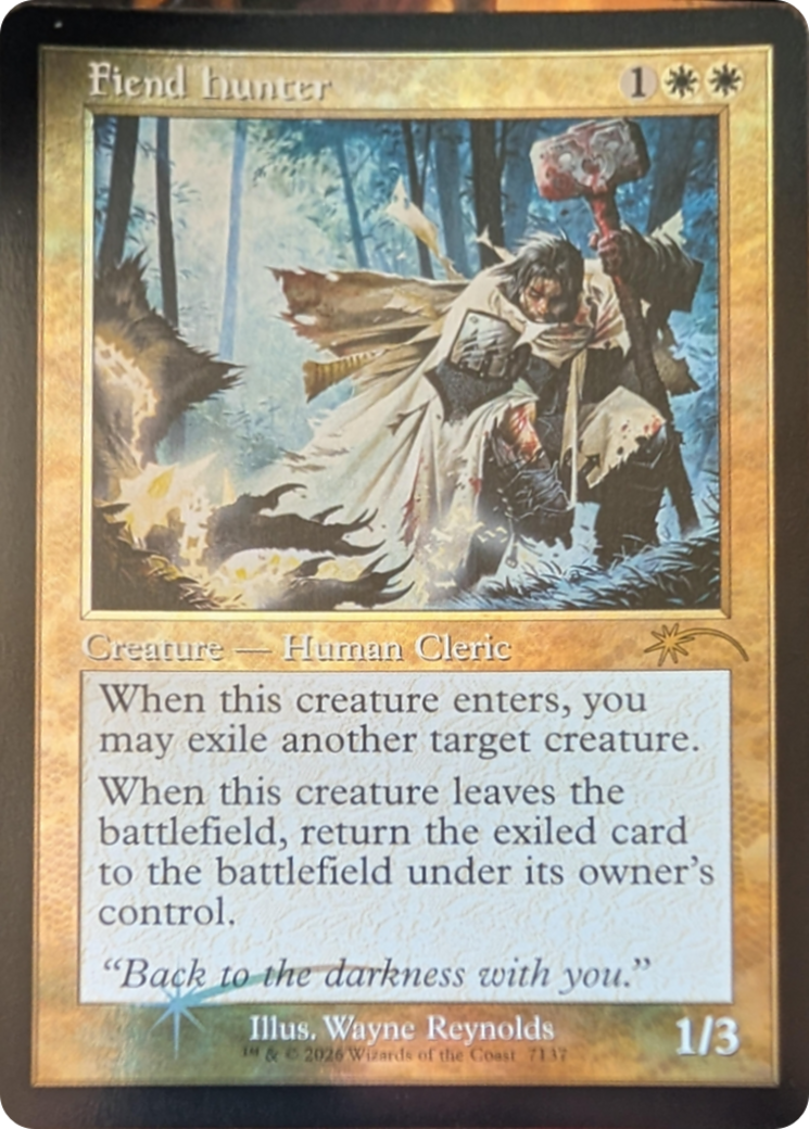 Fiend Hunter (Retro Frame) [Secret Lair Drop Series] | Deep Dive Games St. Marys