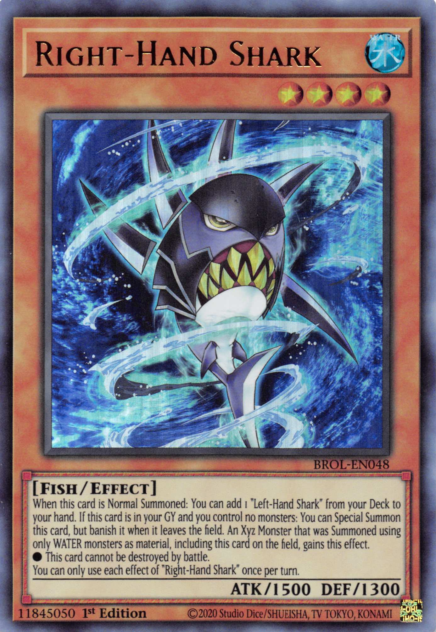 Right-Hand Shark [BROL-EN048] Ultra Rare | Deep Dive Games St. Marys