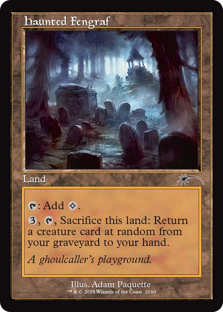 Haunted Fengraf (Retro Frame) [Secret Lair Drop Series] | Deep Dive Games St. Marys