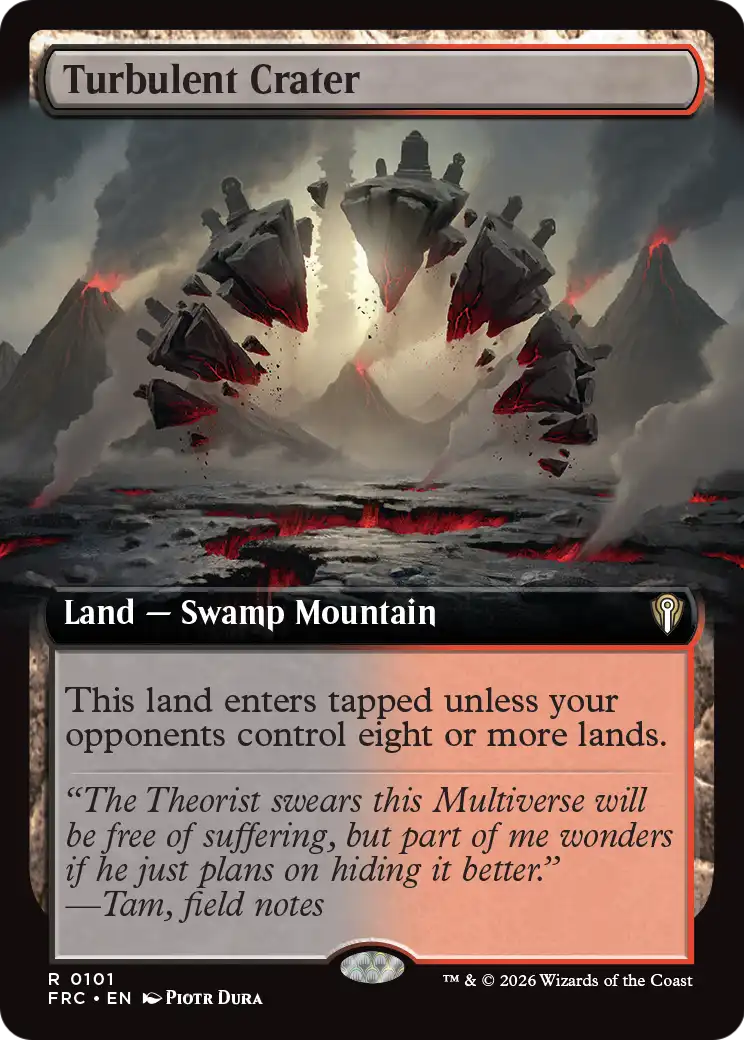 Turbulent Crater (Extended Art) [Reality Fracture Commander] | Deep Dive Games St. Marys