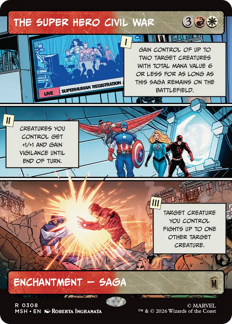 The Super Hero Civil War (Borderless) [Marvel Super Heroes] | Deep Dive Games St. Marys