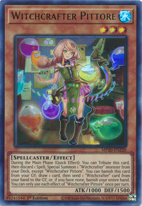 Witchcrafter Pittore [MP20-EN220] Ultra Rare | Deep Dive Games St. Marys