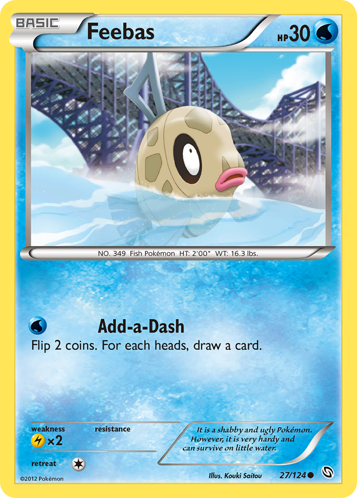 Feebas (27/124) [Black & White: Dragons Exalted] | Deep Dive Games St. Marys