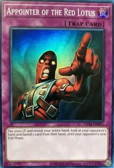 Appointer of the Red Lotus [OP14-EN011] Super Rare | Deep Dive Games St. Marys