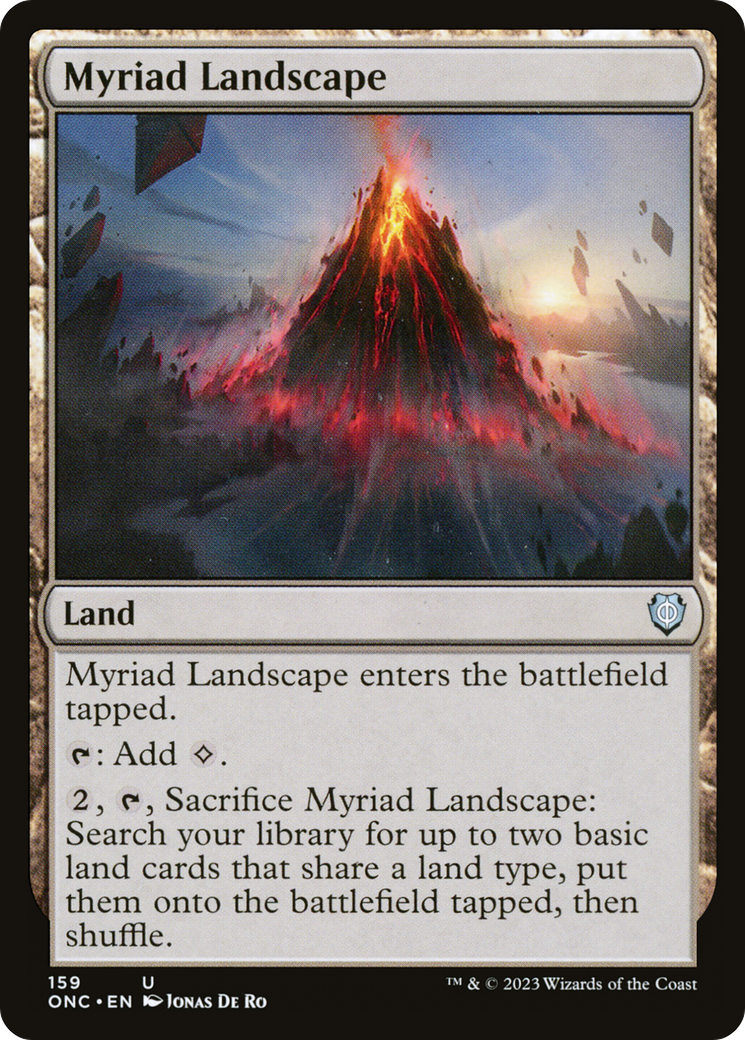 Myriad Landscape [Phyrexia: All Will Be One Commander] | Deep Dive Games St. Marys
