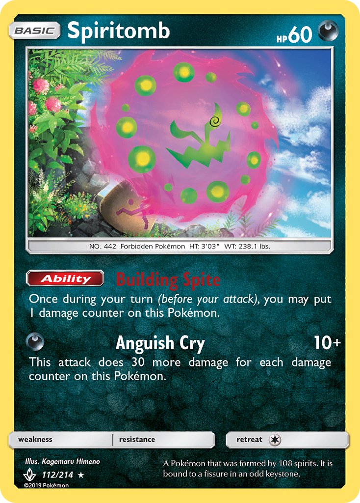 Spiritomb (112/214) [Sun & Moon: Unbroken Bonds] | Deep Dive Games St. Marys