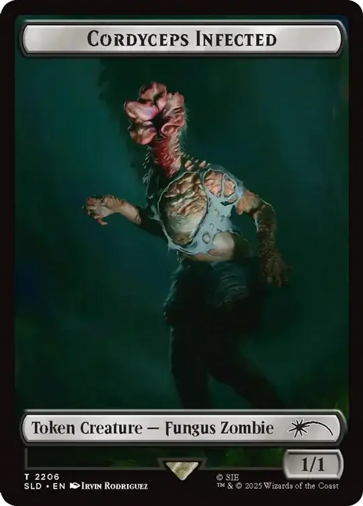 Cordyceps Infected Token (2206) [Secret Lair Drop Series] | Deep Dive Games St. Marys