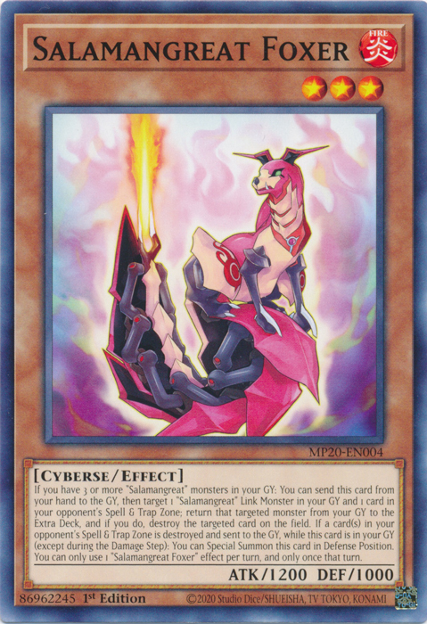 Salamangreat Foxer [MP20-EN004] Common | Deep Dive Games St. Marys