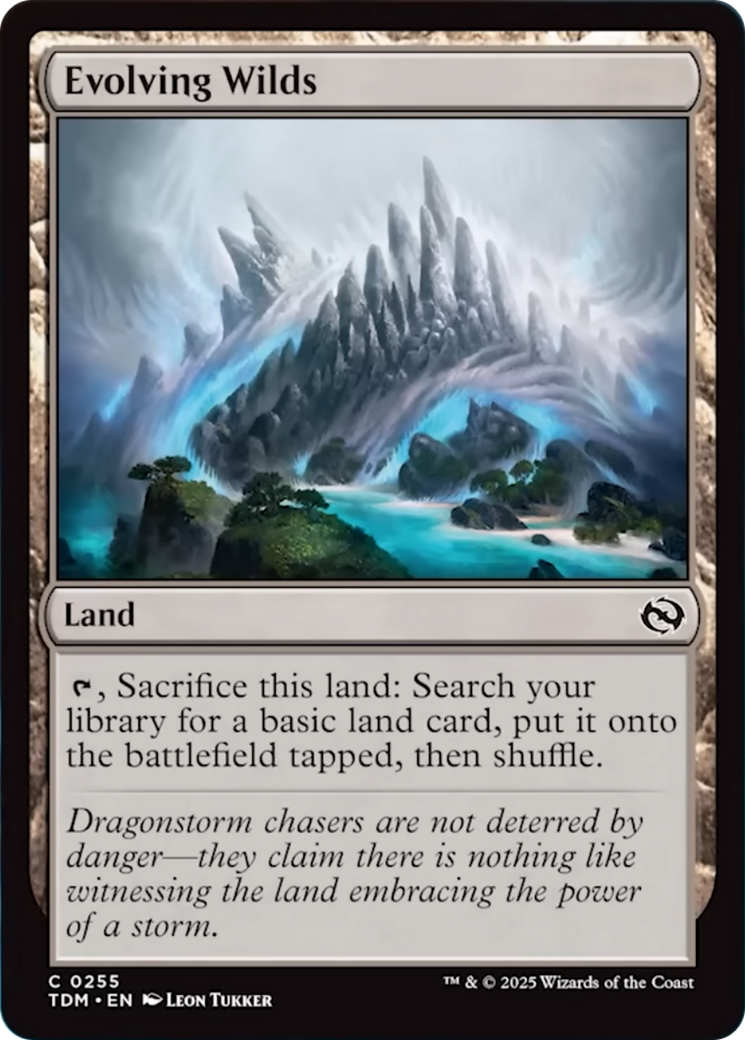 Evolving Wilds [Tarkir: Dragonstorm] | Deep Dive Games St. Marys