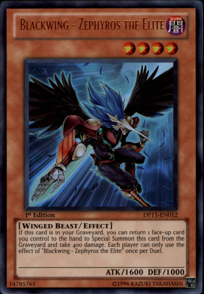 Blackwing - Zephyros the Elite [DP11-EN012] Ultra Rare | Deep Dive Games St. Marys
