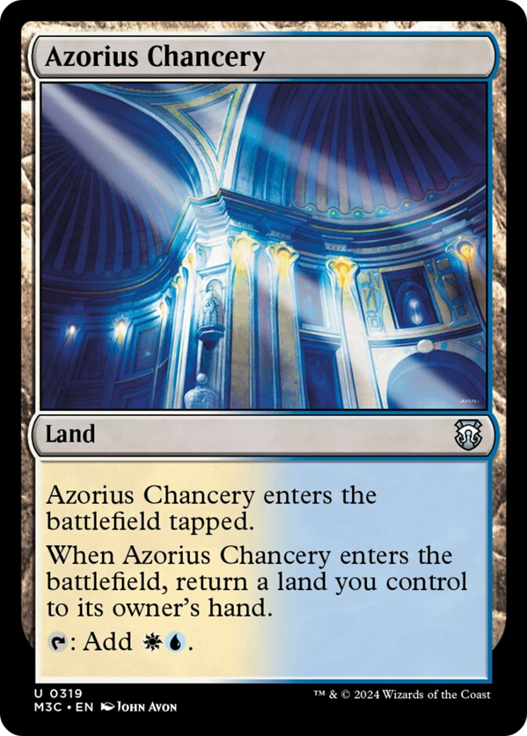 Azorius Chancery [Modern Horizons 3 Commander] | Deep Dive Games St. Marys