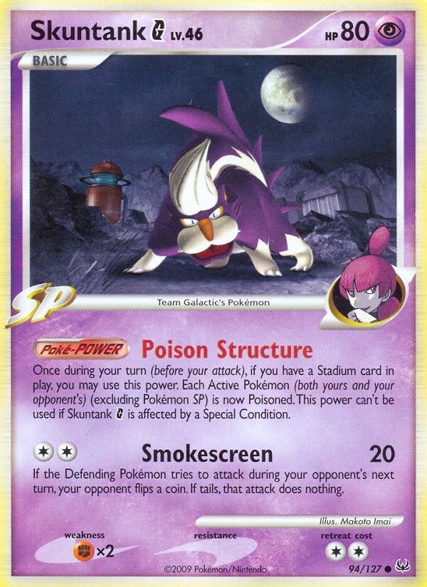 Skuntank G (94/127) [Platinum: Base Set] | Deep Dive Games St. Marys