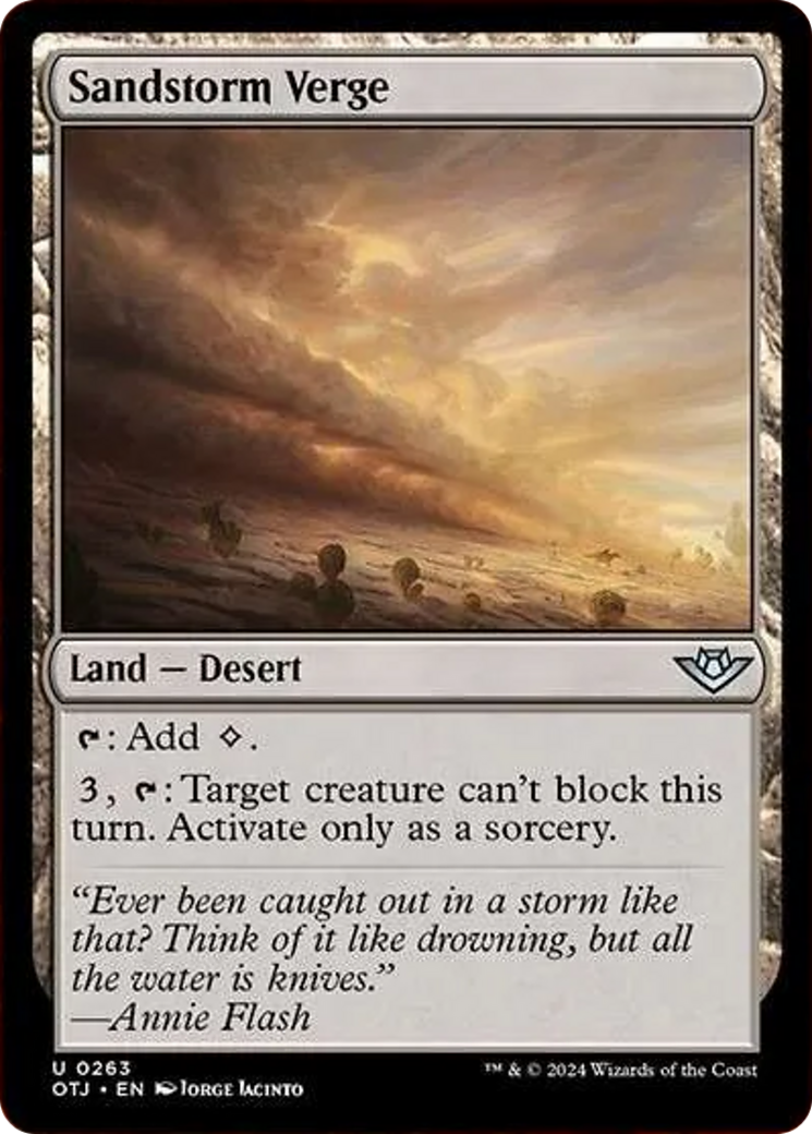 Sandstorm Verge [Outlaws of Thunder Junction] | Deep Dive Games St. Marys