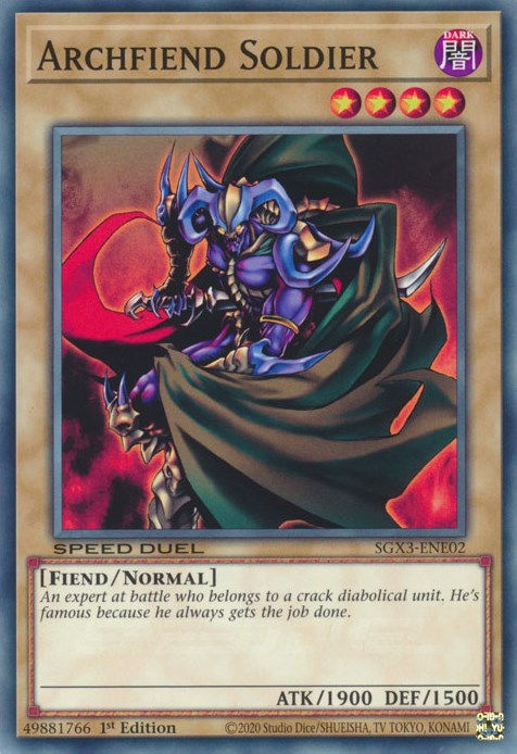 Archfiend Soldier [SGX3-ENE02] Common | Deep Dive Games St. Marys