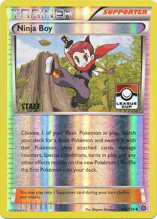 Ninja Boy (103/114) (League Promo Staff) [XY: Steam Siege] | Deep Dive Games St. Marys