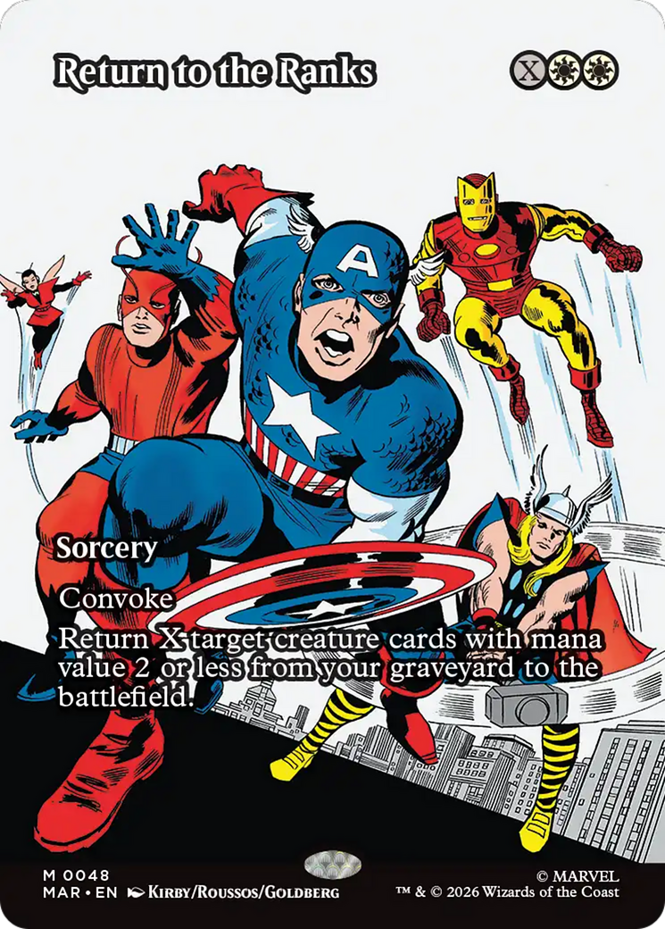 Return to the Ranks (Borderless) [Marvel Universe: Eternal-Legal] | Deep Dive Games St. Marys